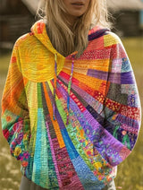 Juno | Sunlit Patchwork Hoodie