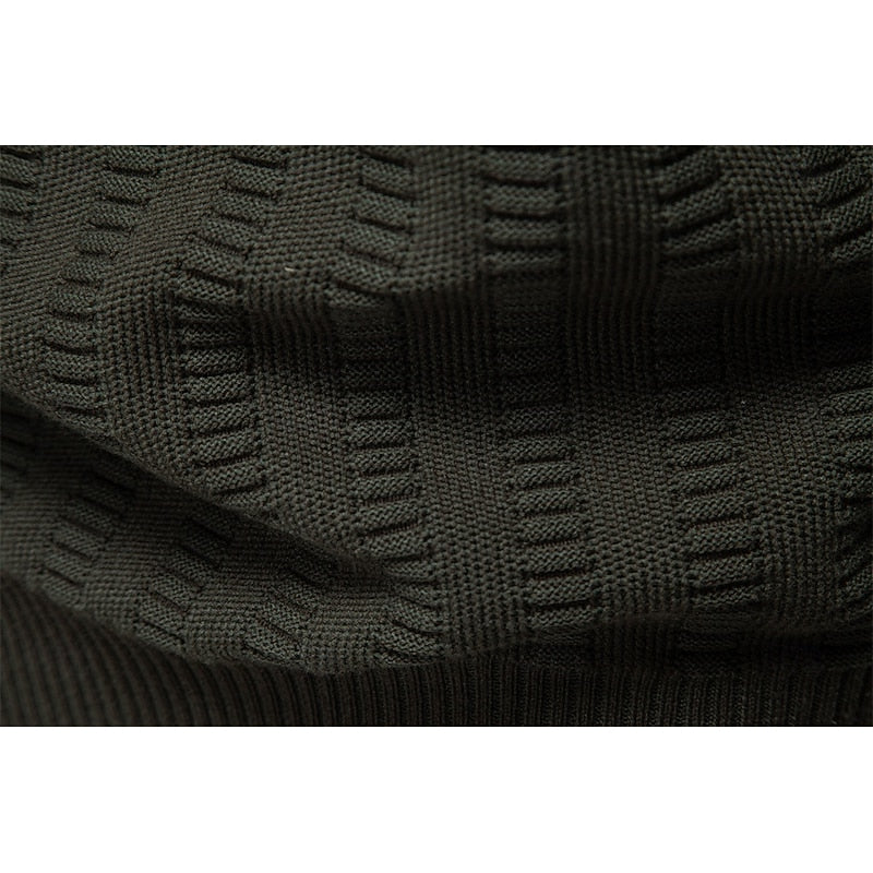 Edwin | Textured Half-Zip Sweater