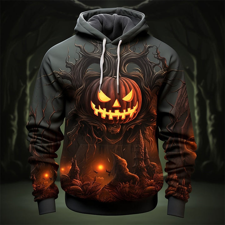 Bowen | Halloween Pumpkin Graphic Hoodie