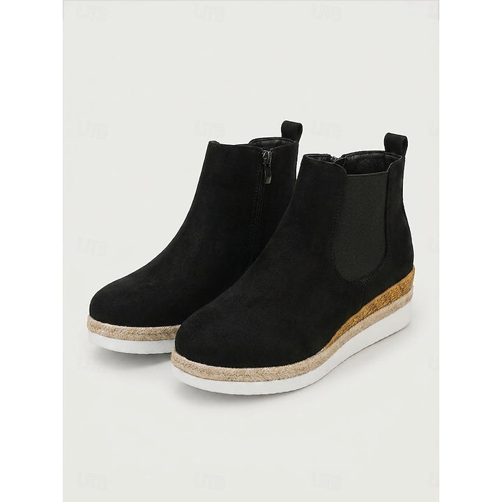 Marjorie | Wedge Chelsea Ankle Boots