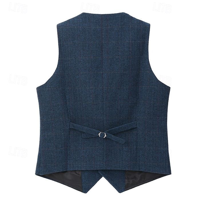 Sinclair | Herringbone Tailored Waistcoat