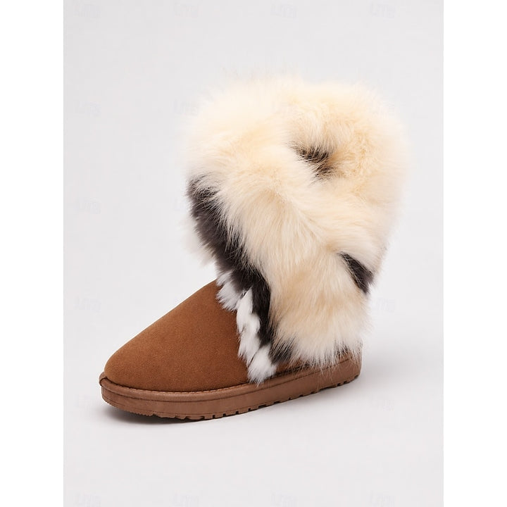 Astrid | Cozy Fur-Trim Winter Boots