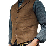 Archer | Tailored Herringbone Waistcoat