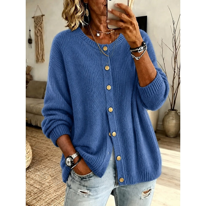 Annette | Soft-Knit Button Cardigan