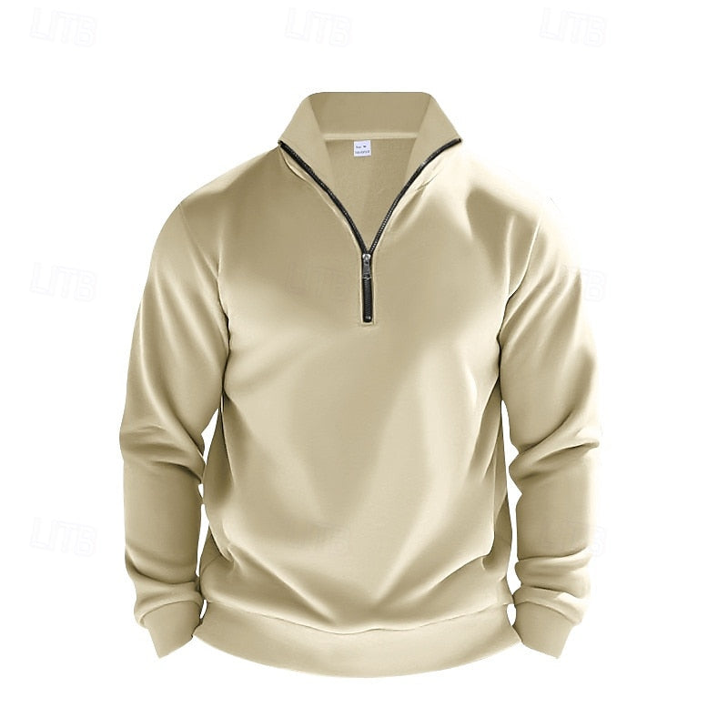 Sebastian | Refined Quarter-Zip Sweatshirt