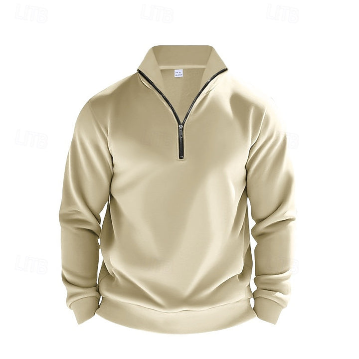 Sebastian | Refined Quarter-Zip Sweatshirt