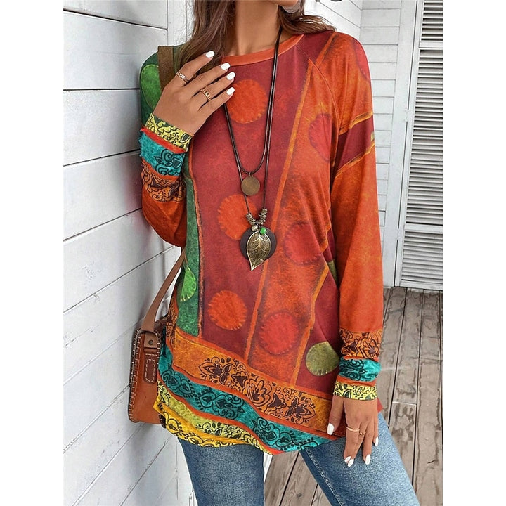 Teresa | Vintage Art-Print Tunic