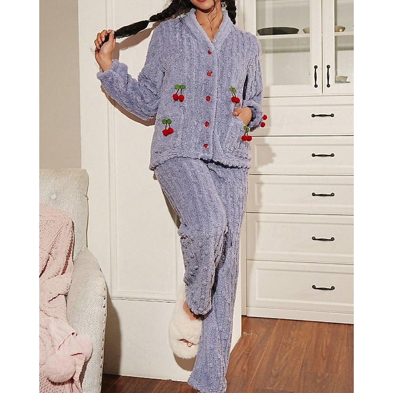 Elsie | Cozy Textured Lounge Two-Piece Set