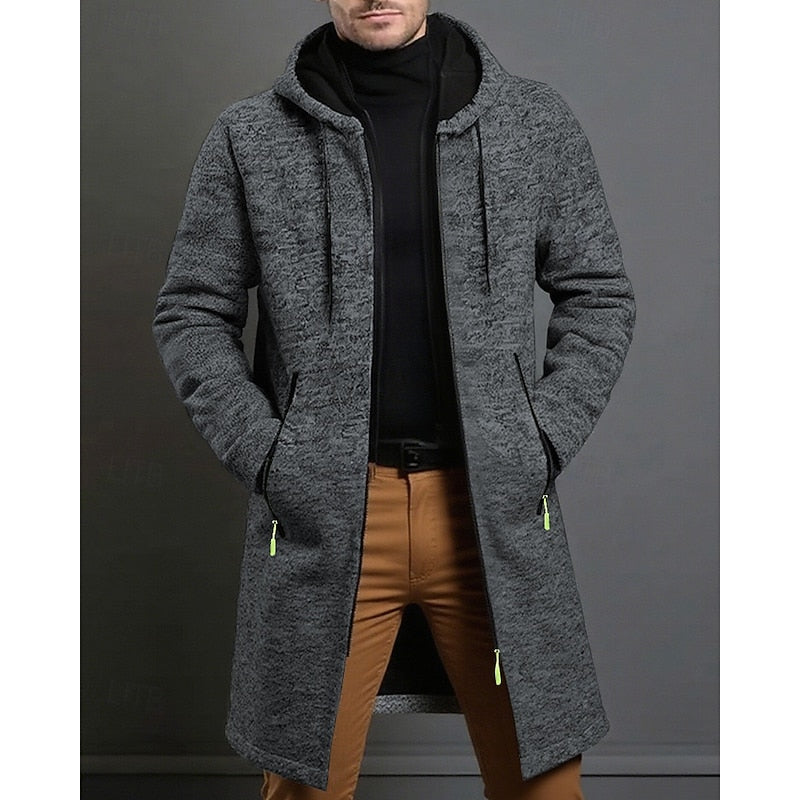 Grayson | Hooded Long-Line Coat