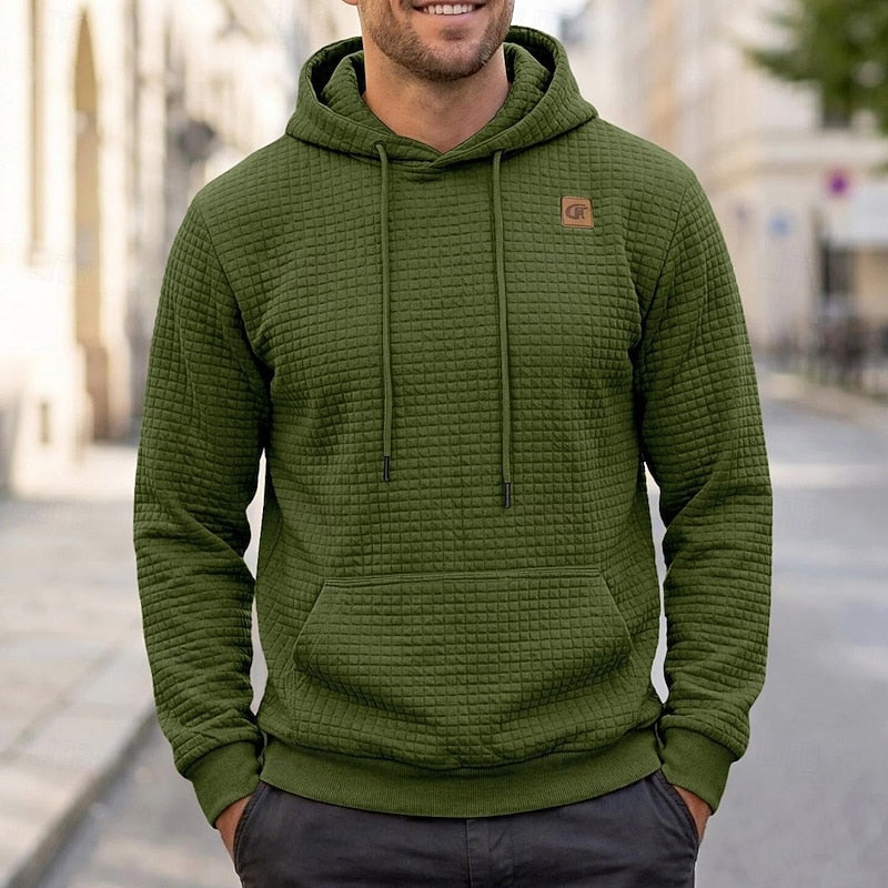 Colton | Textured Hooded Pullover