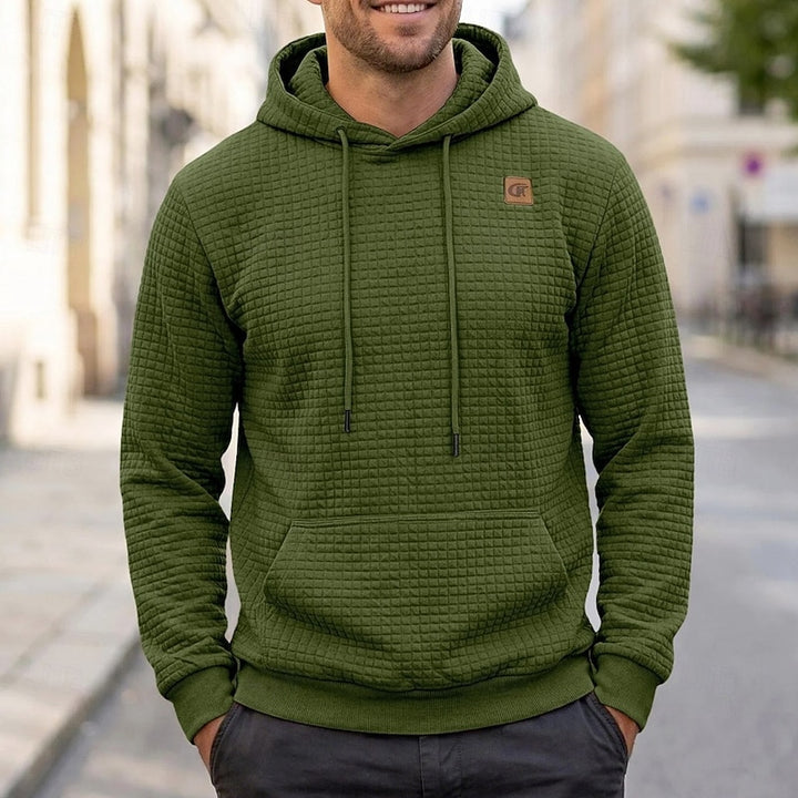 Colton | Textured Hooded Pullover