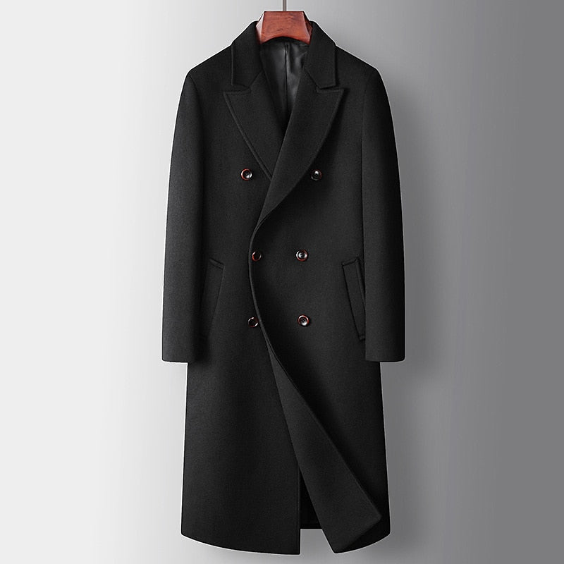 Henry | Tailored Double-Breasted Long Coat