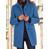 Adaline | Refined Stand-Collar Coat