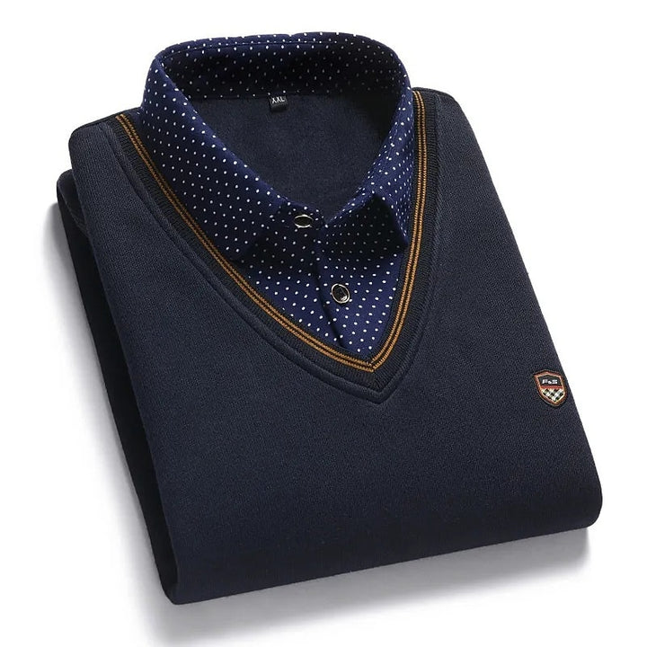 Winslow | Refined Mock-Collar Sweater