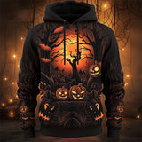 Bowen | Halloween Pumpkin Graphic Hoodie