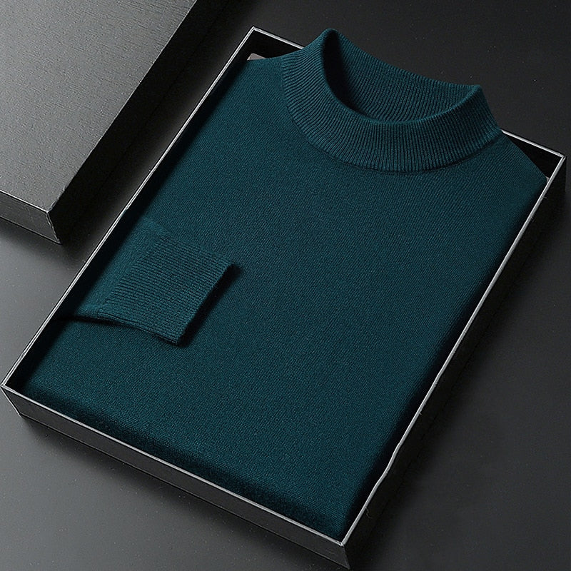 Gavin | Refined Mock Neck Sweater
