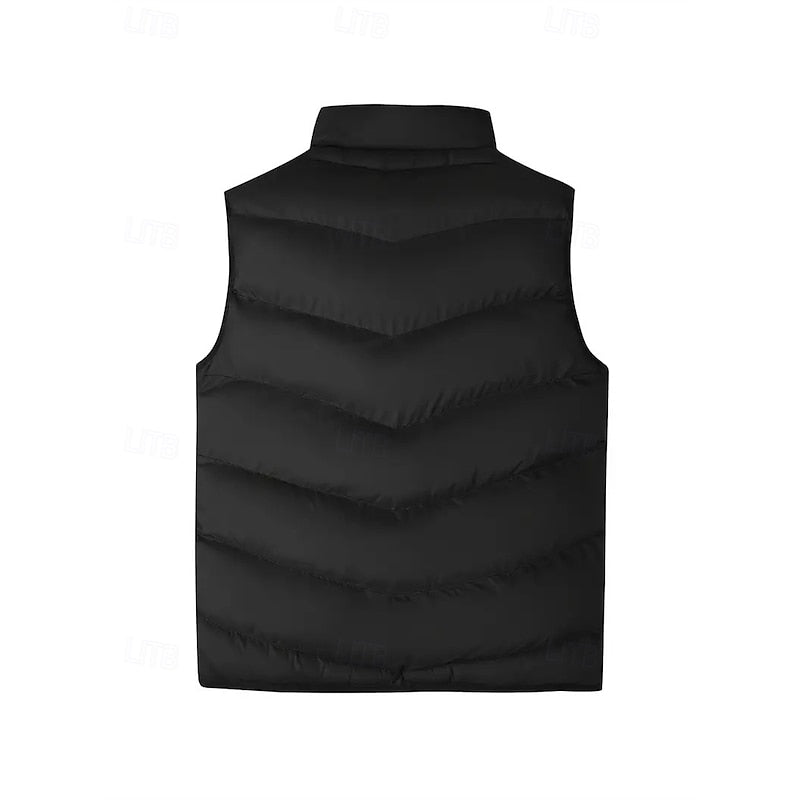 Trevor | Quilted Stand-Collar Vest