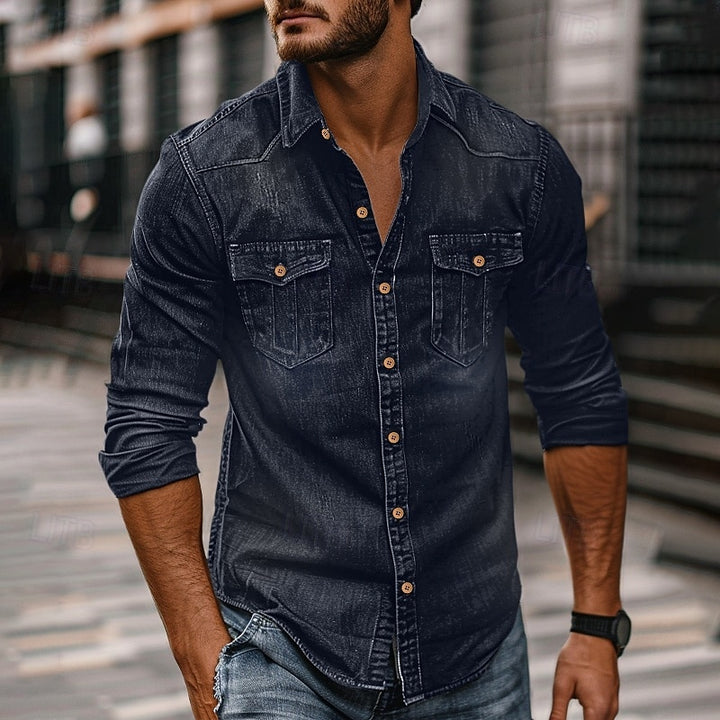 Harvey | Rugged Button-Up Shirt