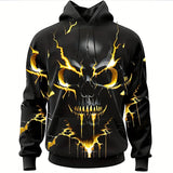 Ronan | Bold Halloween Skull Hoodie
