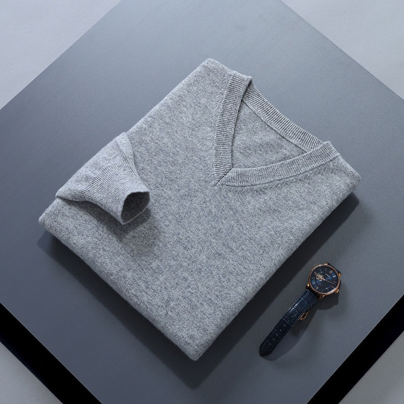 Douglas | Refined V-Neck Sweater