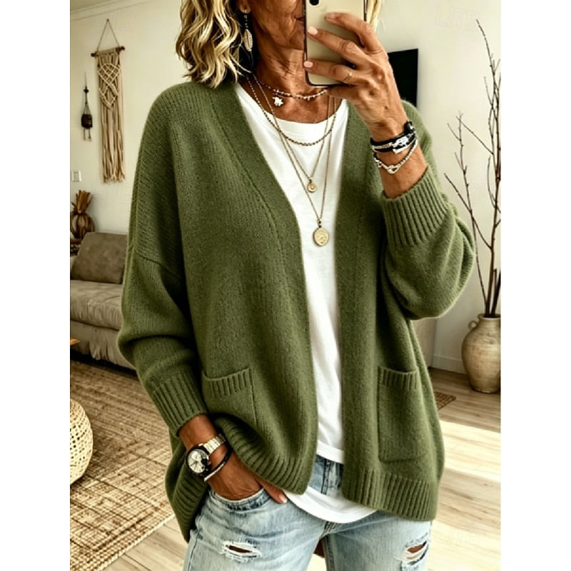 Bethany | Relaxed Open-Front Cardigan