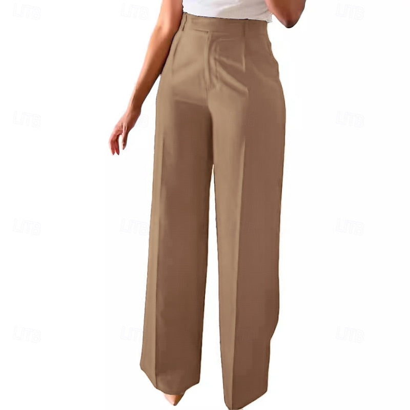 Winona | High-Waist Straight-Leg Trousers