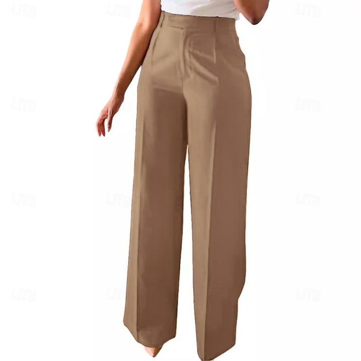 Winona | High-Waist Straight-Leg Trousers