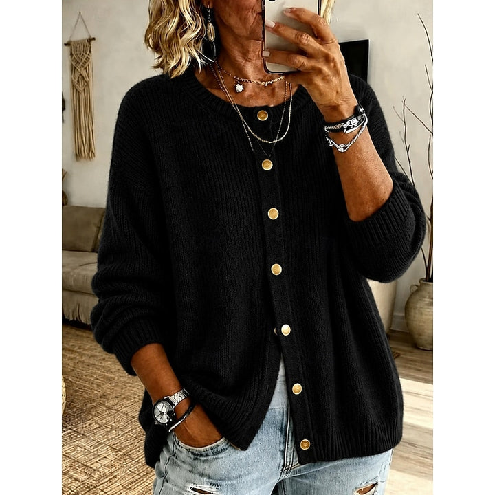Annette | Soft-Knit Button Cardigan