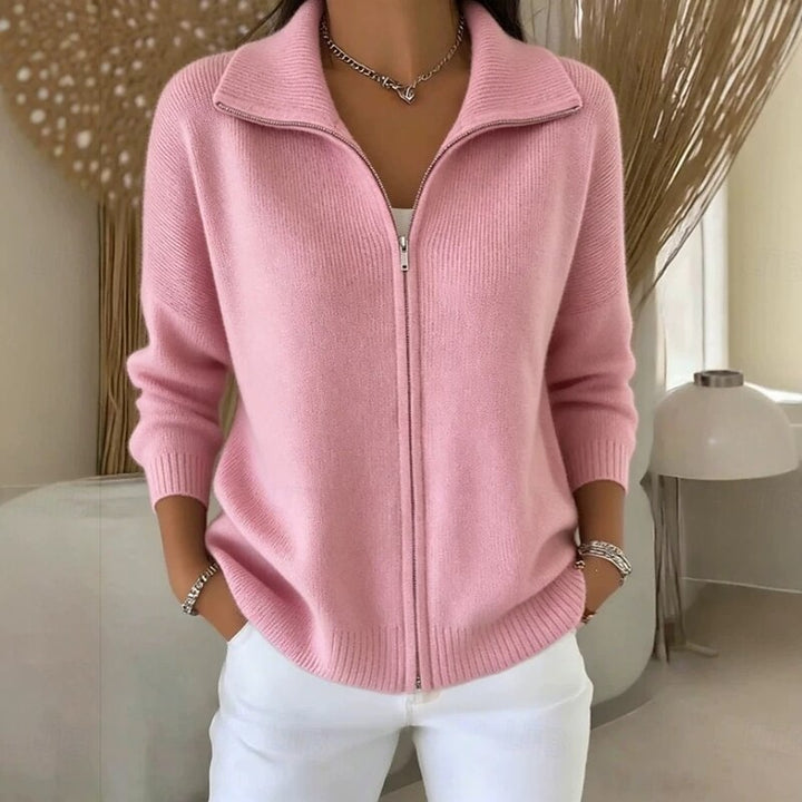 Gloria | Elegant Stand-Collar Cardigan