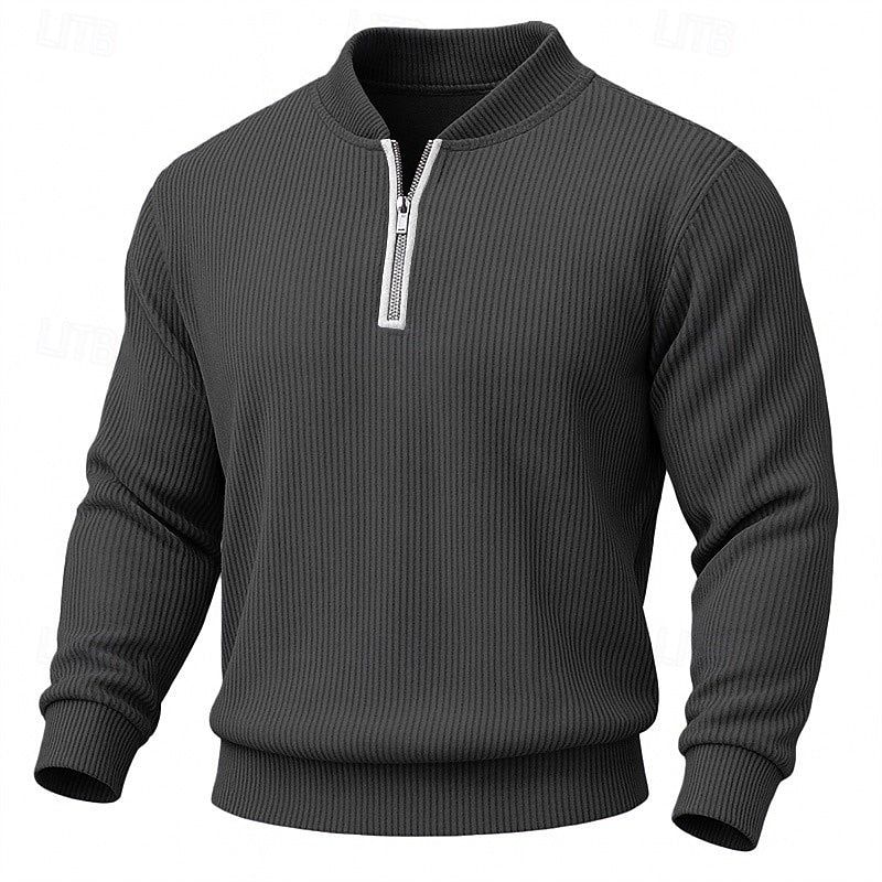 Cedric | Quarter-Zip Standing Collar Pullover