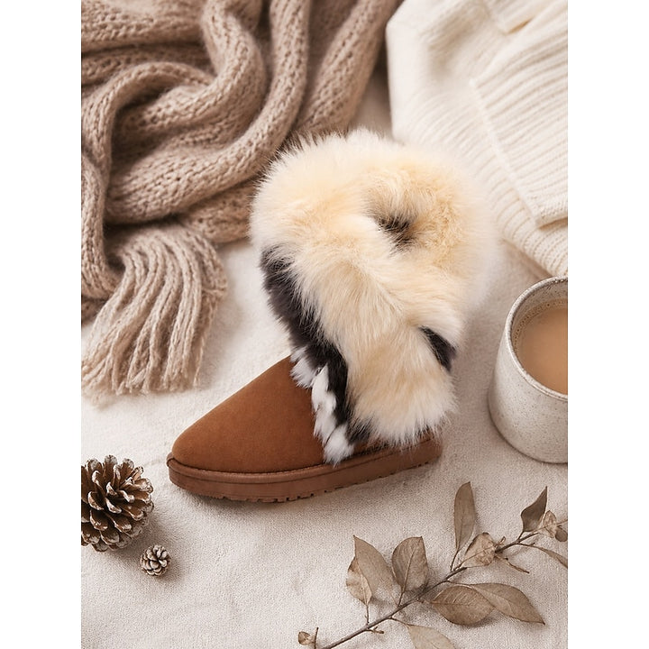 Astrid | Cozy Fur-Trim Winter Boots