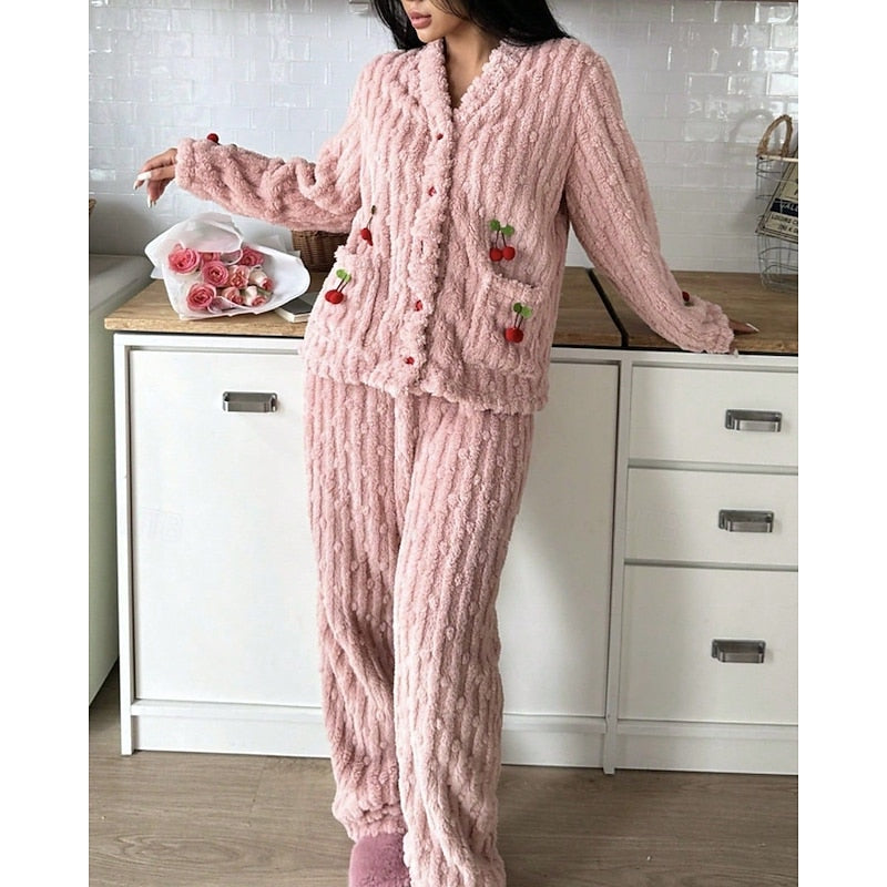 Elsie | Cozy Textured Lounge Two-Piece Set