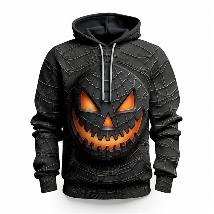 Harlan | Halloween Pumpkin-Print Hoodie