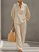 Colette | Relaxed Wide-Sleeve Two-Piece Set