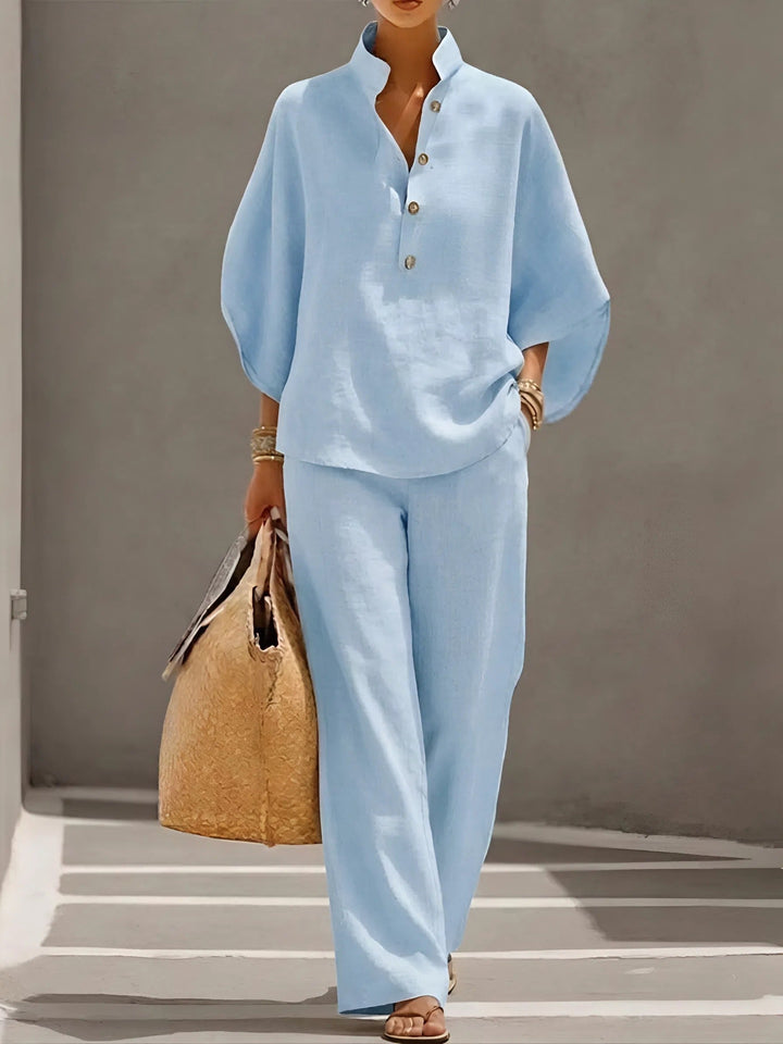 Colette | Relaxed Wide-Sleeve Two-Piece Set