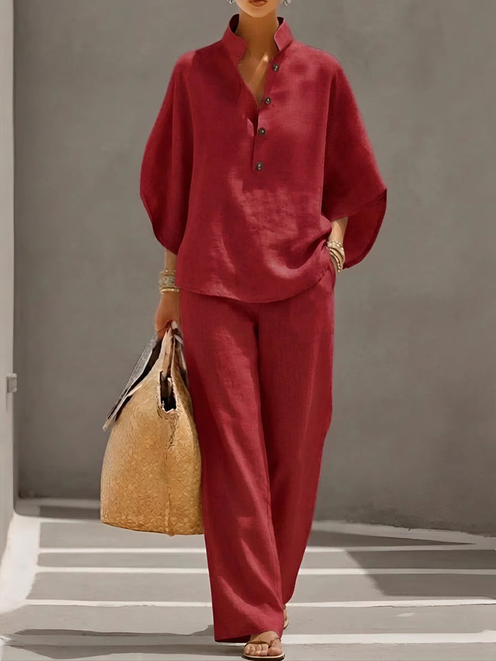 Colette | Relaxed Wide-Sleeve Two-Piece Set