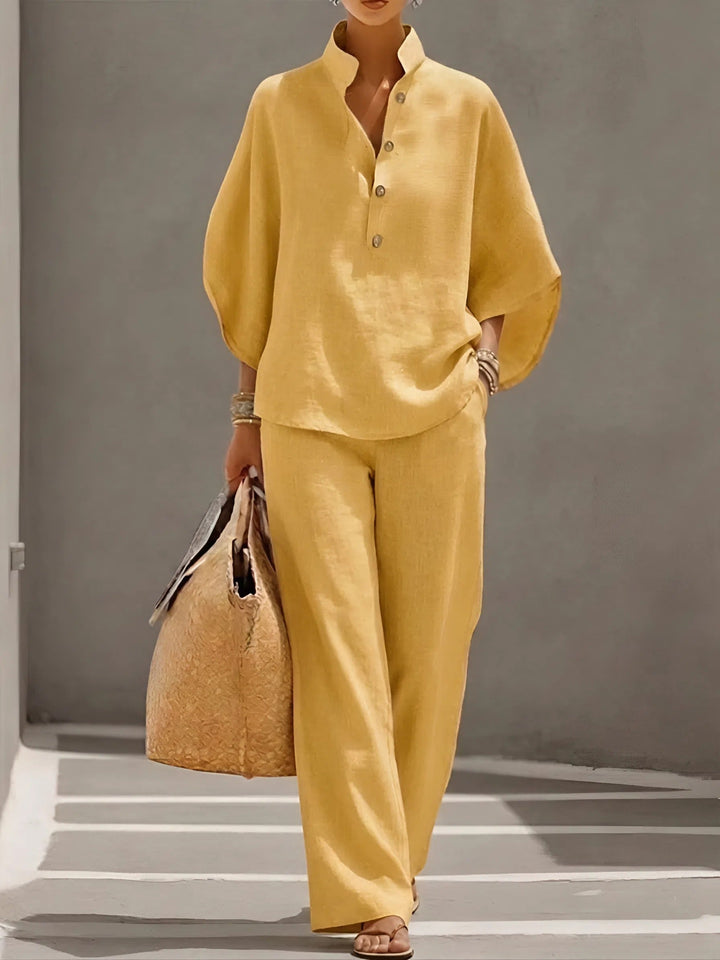Colette | Relaxed Wide-Sleeve Two-Piece Set