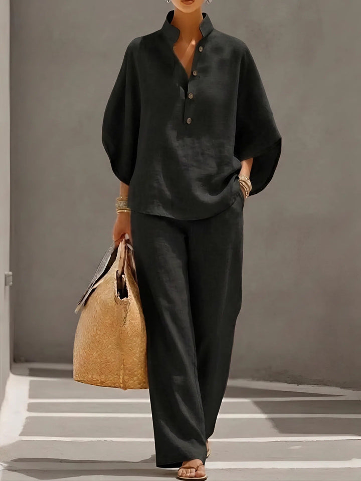 Colette | Relaxed Wide-Sleeve Two-Piece Set