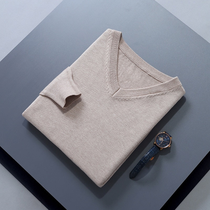 Douglas | Refined V-Neck Sweater