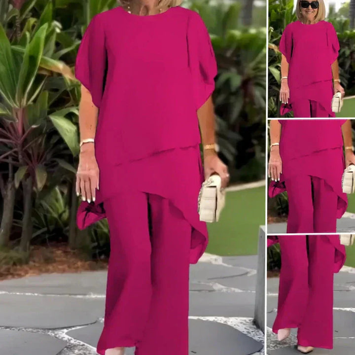 Everly | Elegant Wide Leg Trouser Set