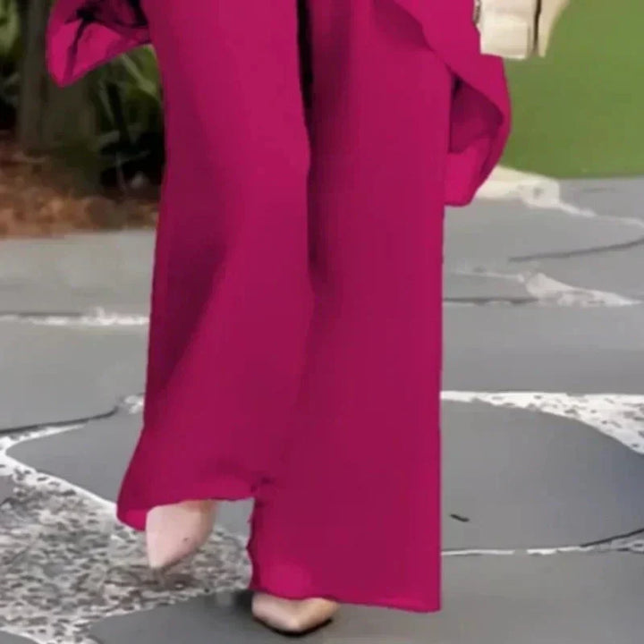 Everly | Elegant Wide Leg Trouser Set