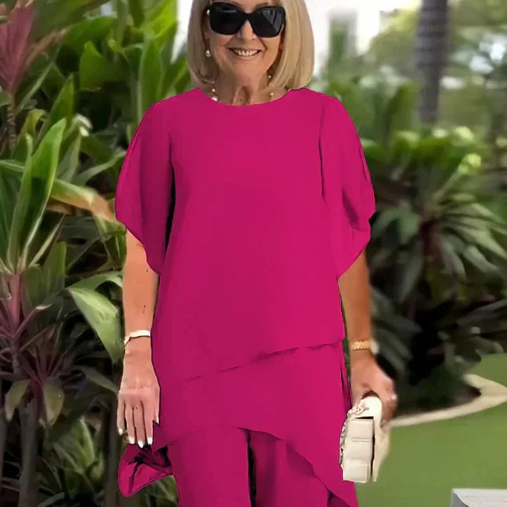 Everly | Elegant Wide Leg Trouser Set