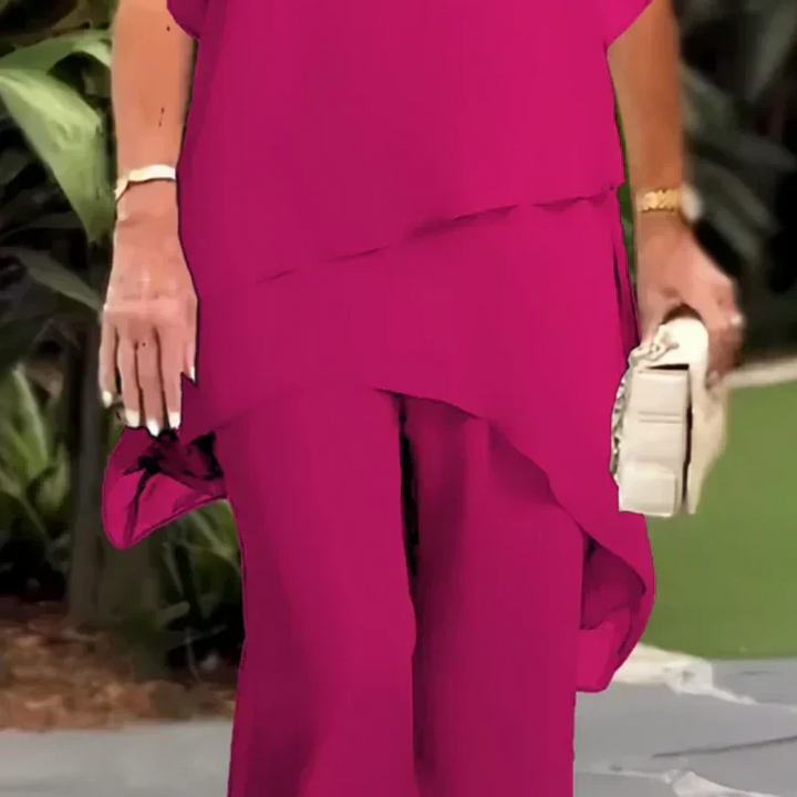Everly | Elegant Wide Leg Trouser Set