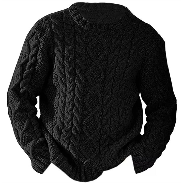Wallace | Cable-Knit Crew Neck Sweater