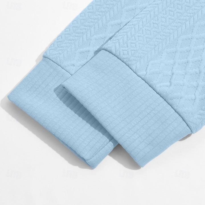 Spencer | Textured Quarter-Zip Pullover