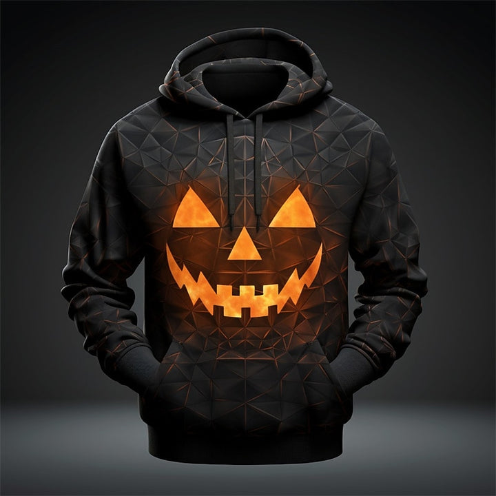 Harlan | Halloween Pumpkin-Print Hoodie
