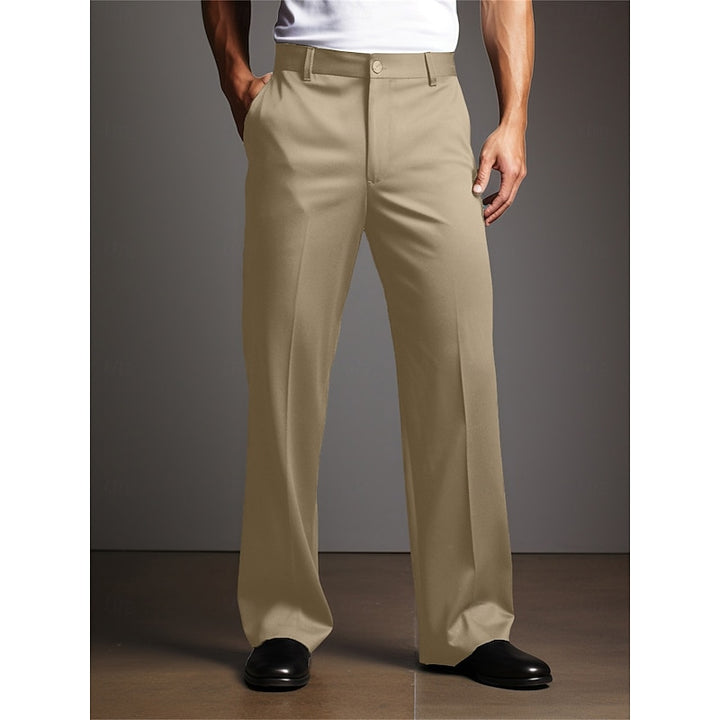 Hugh | Tailored Straight-Leg Trousers