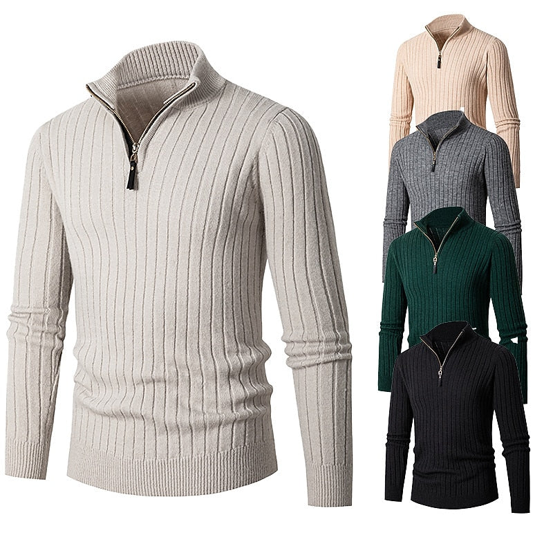Lawson | Quarter-Zip Ribbed Sweater