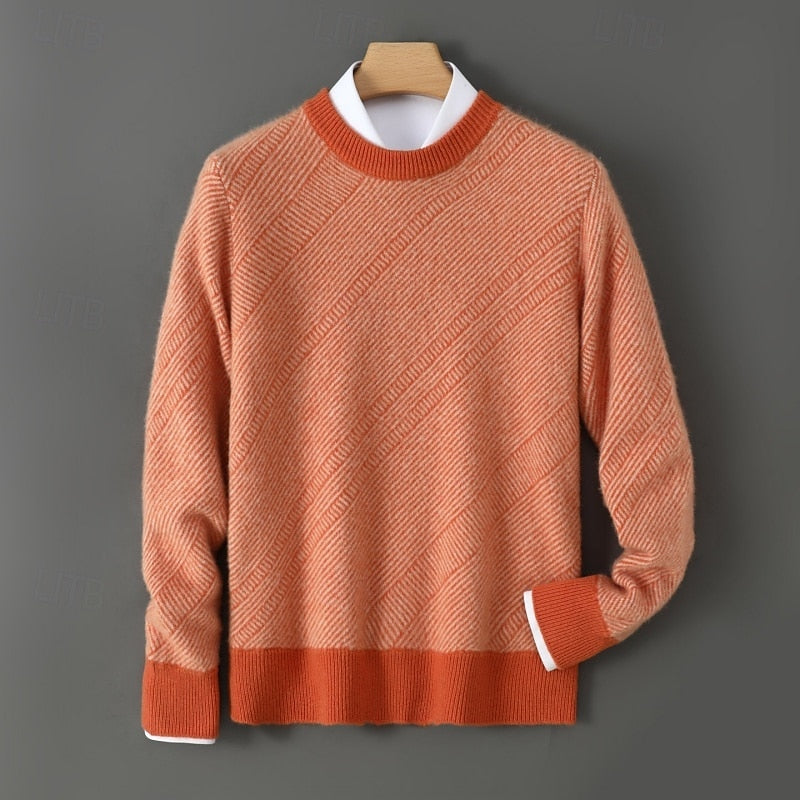 Dalton | Textured Crew Neck Sweater