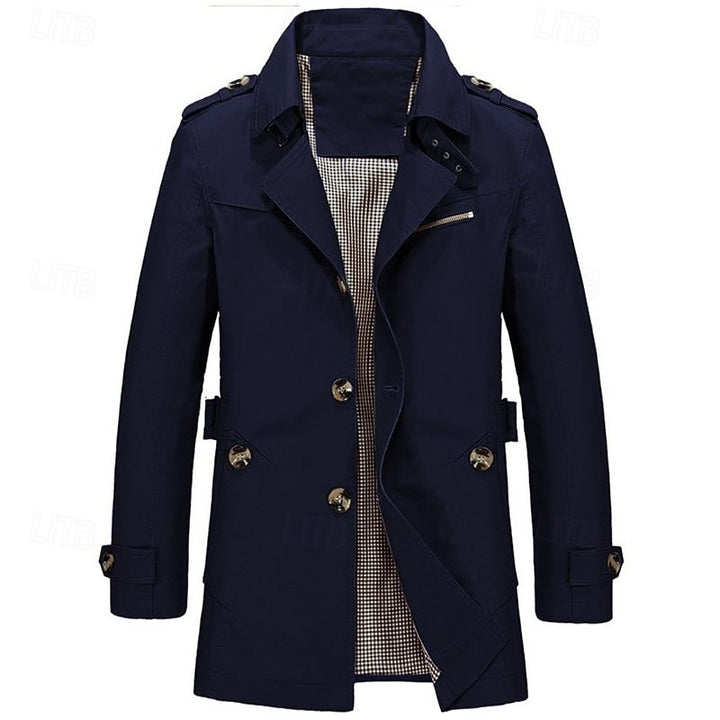 Harold | Refined Single-Breasted Trench Coat